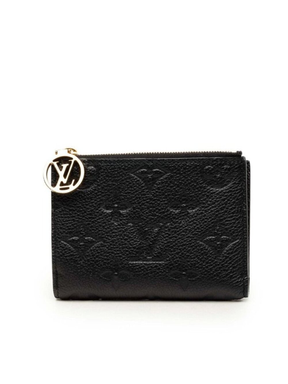 Louis Vuitton Monogram Empreinte Portefeuille Lisa Bifold Wallet Noir Black